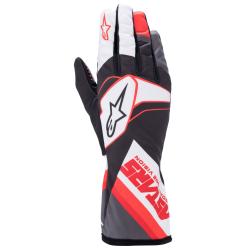 Rukavice Alpinestars TECH 1-K RACE V2, ierno - erveno - biela